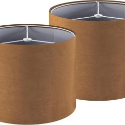 Alternative view of GO&SO 13 Drum Boho Lamp Shades Set of 2 Medium, 0.41 Spider Farmhouse Lamp Shade for Small Floor Lamp bifanuoyard