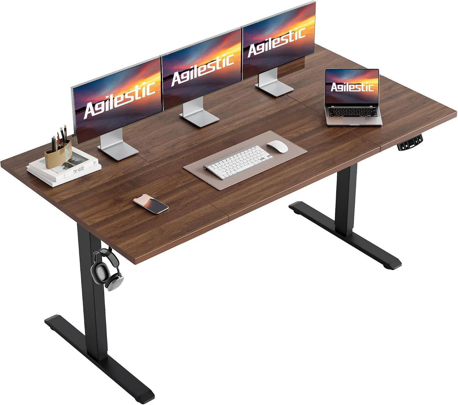 New Arrivals Electric Standing Desk, 48 x 24 Inches Height Adjustable Desk