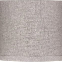 With Silver Circles Large Drum Lamp Shade (Pre-Assembled) 15 Top x 16 Bottom x 11 High (Spider) Replacement