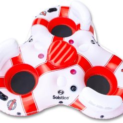 Alternative view of New Arrivals Inflatable Tube Float, Heavy-Duty Material with Grab Handles for Pool, 55