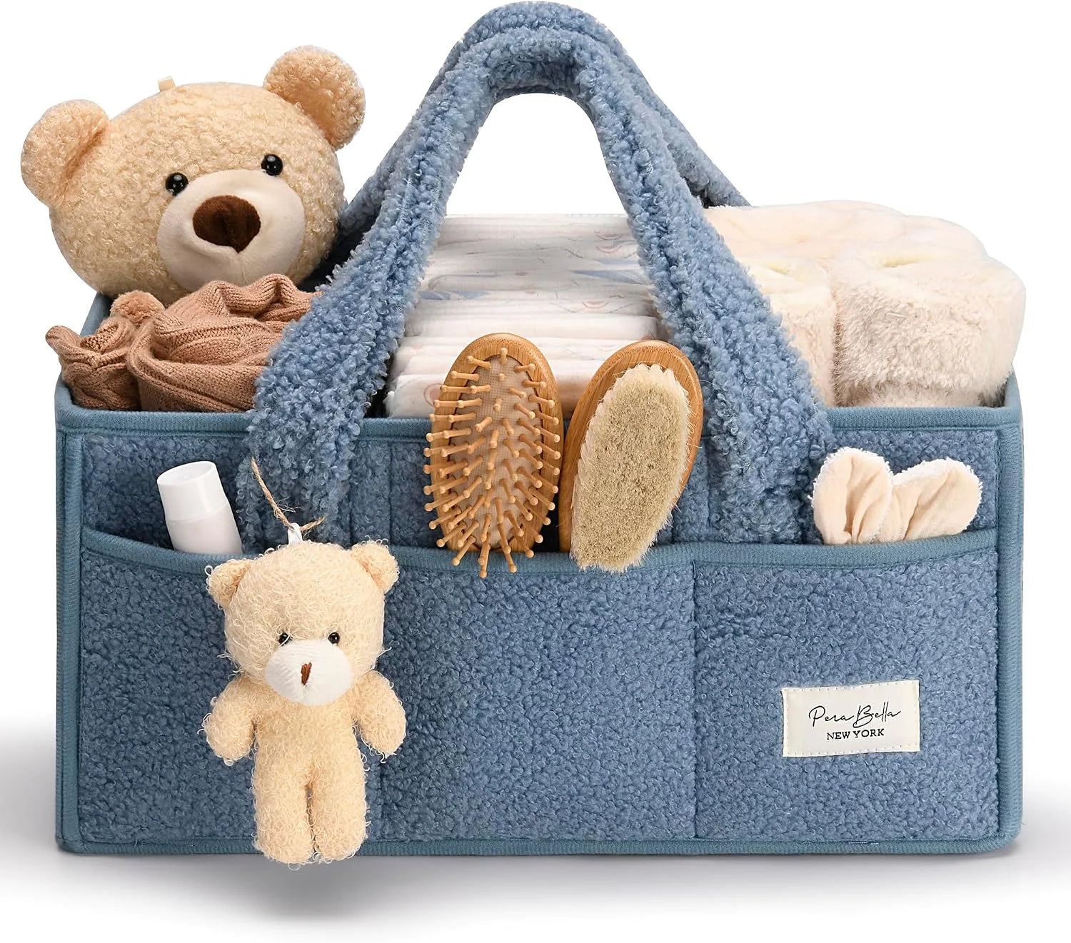 New Arrivals Diaper Caddy Organizer for Changing Table, Storage Basket for Wipes, Gift for Baby Shower, Car - Image 6