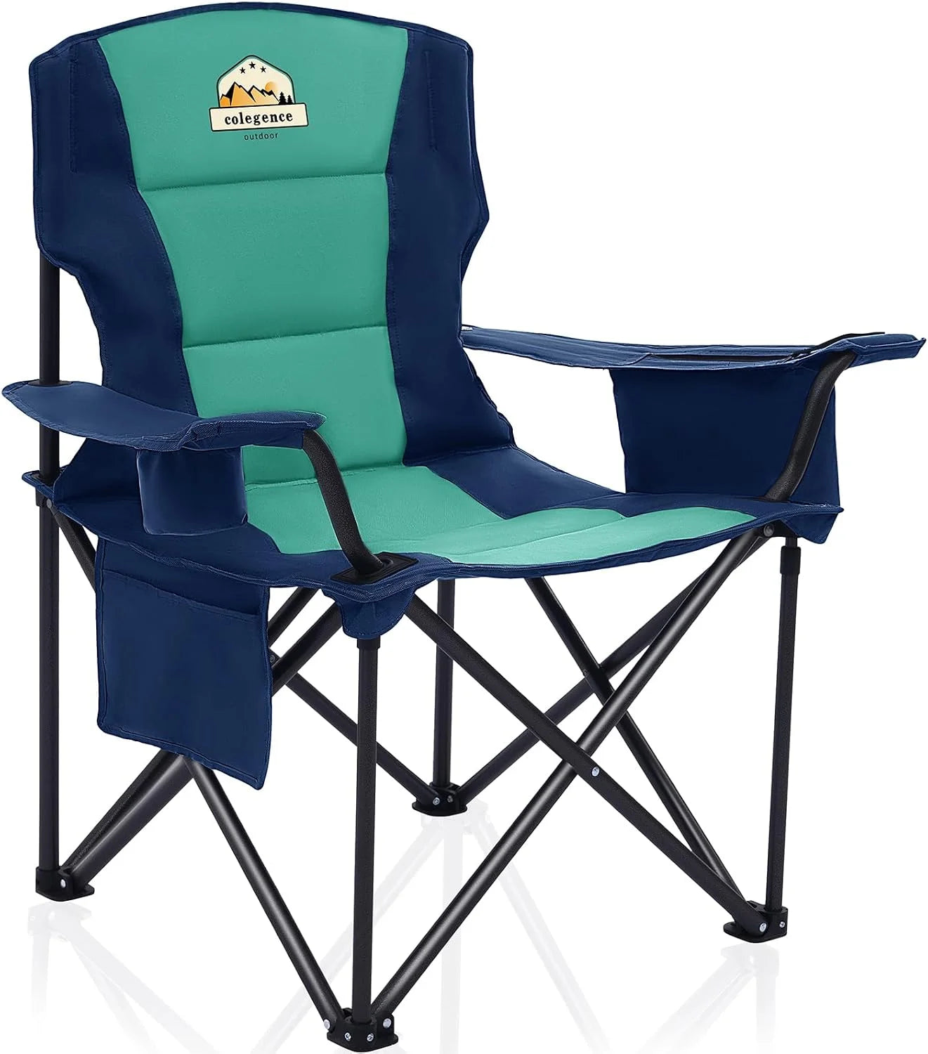 New Arrivals Oversized Heavy Duty Camping Chairs 2 Pack, 450 LBS Support Extra Wide Folding Portable Outdoor Chair - Image 11