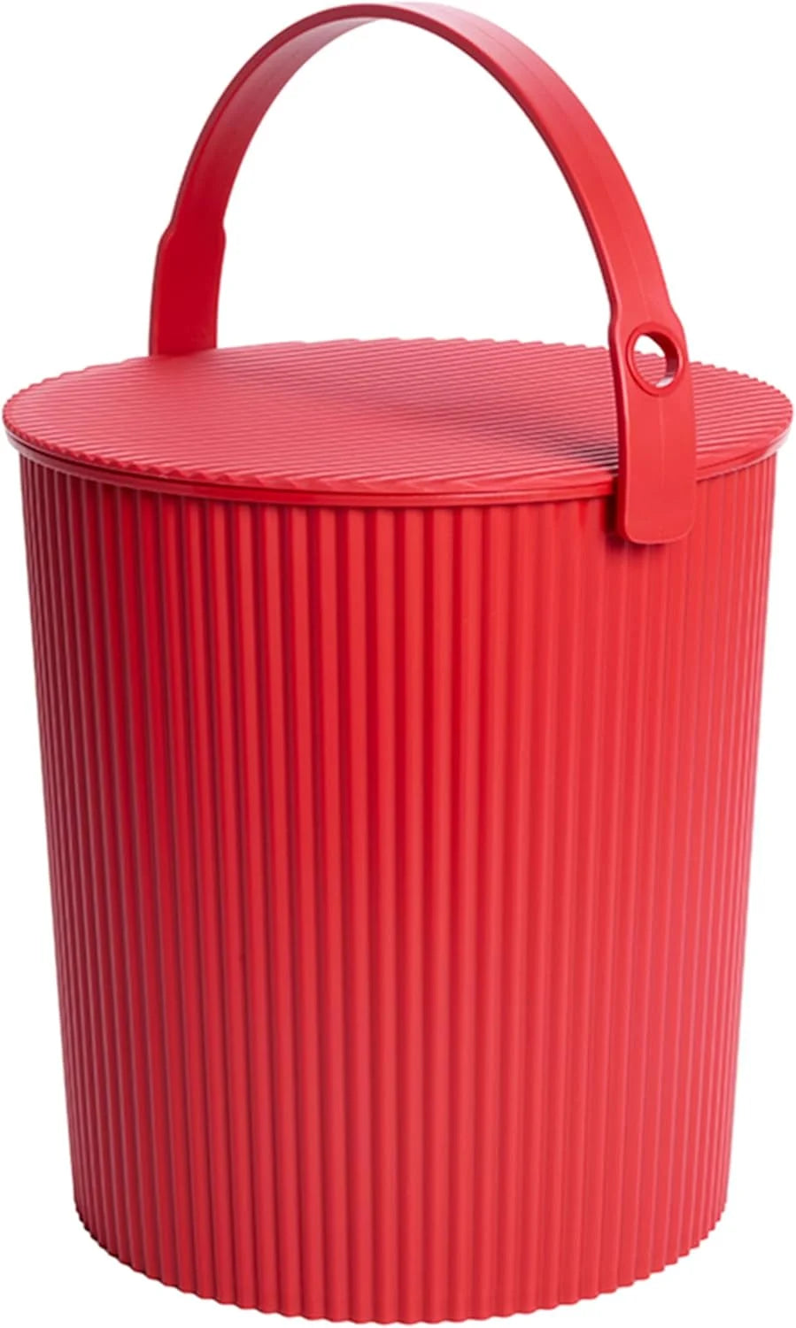 Hachiman Large Bucket, 2.6 Gallon Heavy Duty Bucket with Lid & Handle - Image 2