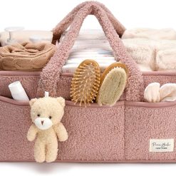Alternative view of New Arrivals Diaper Caddy Organizer for Changing Table, Storage Basket for Wipes, Gift for Baby Shower, Car