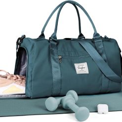 Alternative view of Bag Womens Mens with Shoes Compartment and Wet Pocket Travel Duffel Bag for Women for Plane Sport Gym Tote Bags Swimming Yoga