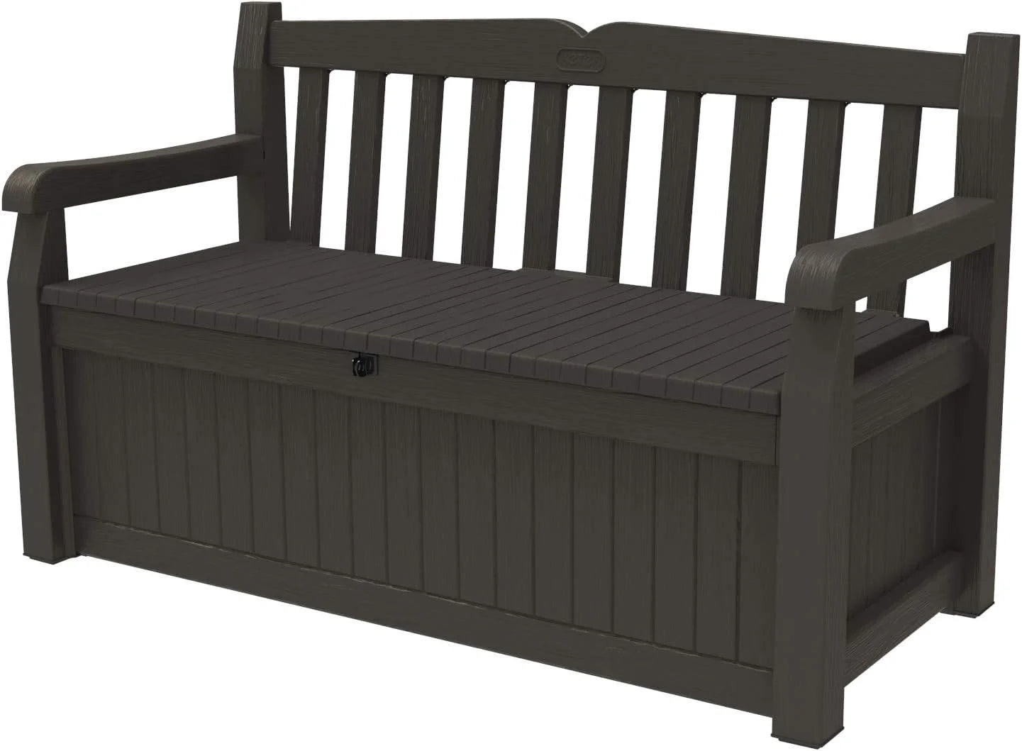Solana 70 Gal Outdoor Storage Bench for Patio and Pool Accessories
