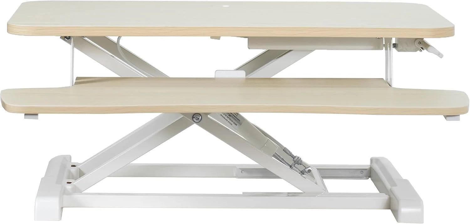 New Arrivals 32 inch Desk Converter, K Series, Height Adjustable Sit to Stand Riser, DESK-V000K - Image 6