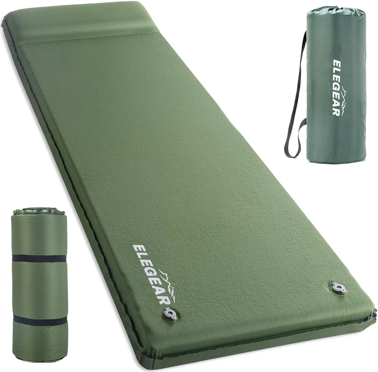 CumbreX™ Self Inflating Sleeping Pad, 3.15 Ultra-Thick Memory Foam Camping Pad with Pillow Fast Inflating in 20s - Image 9
