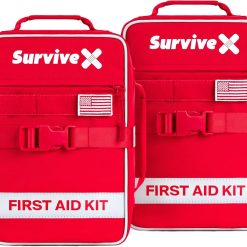 SurviveX Large First Aid Kit for Car, Travel & Home bifanuoyard