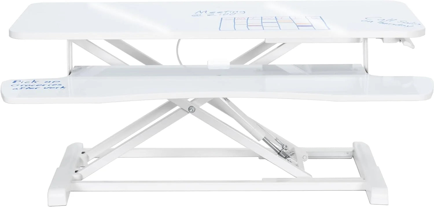 New Arrivals 32 inch Desk Converter, K Series, Height Adjustable Sit to Stand Riser, DESK-V000K - Image 25