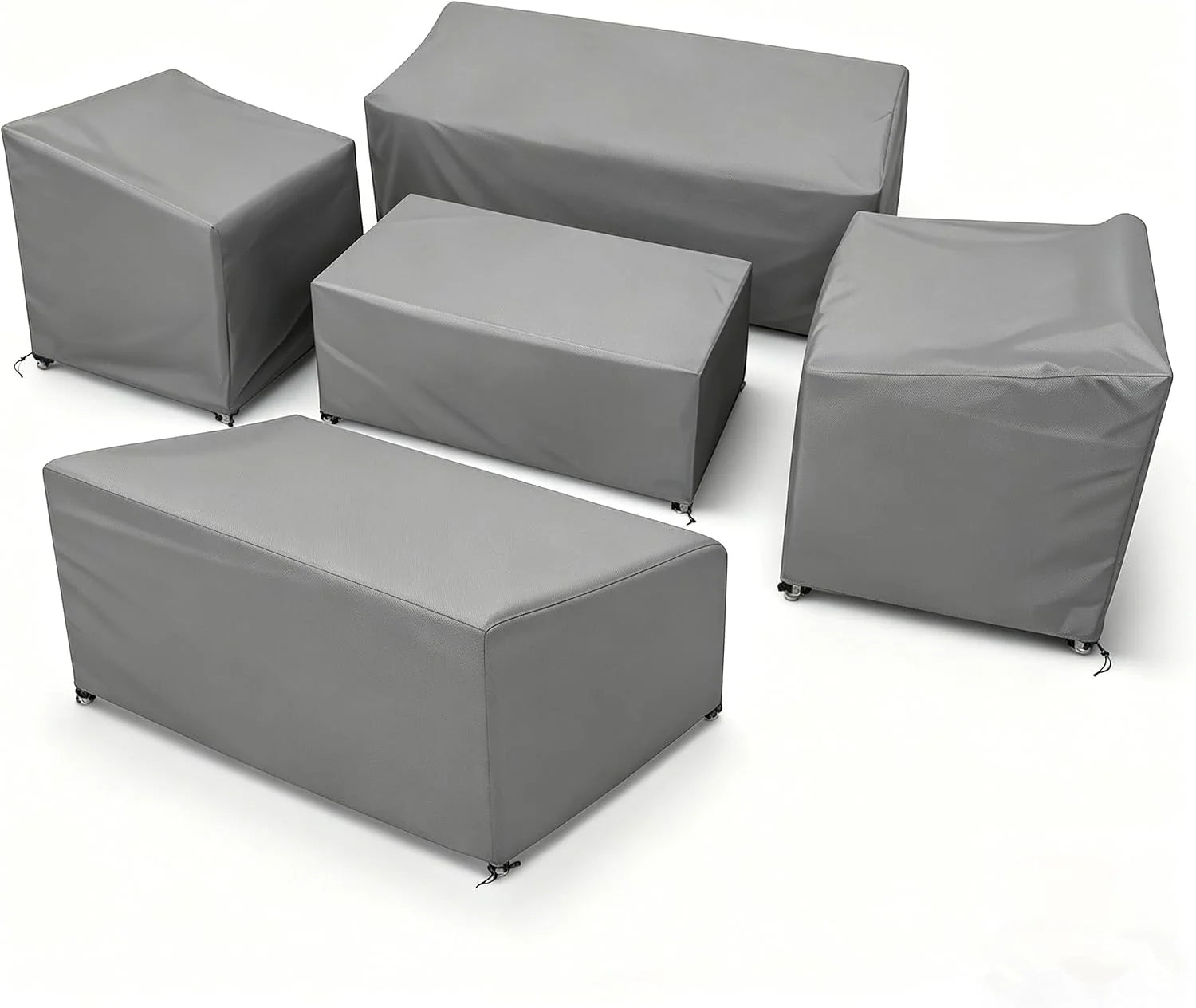 New Arrivals STARTWO Patio Furniture Cover 4 Piece Set, Black, Regular - Image 9