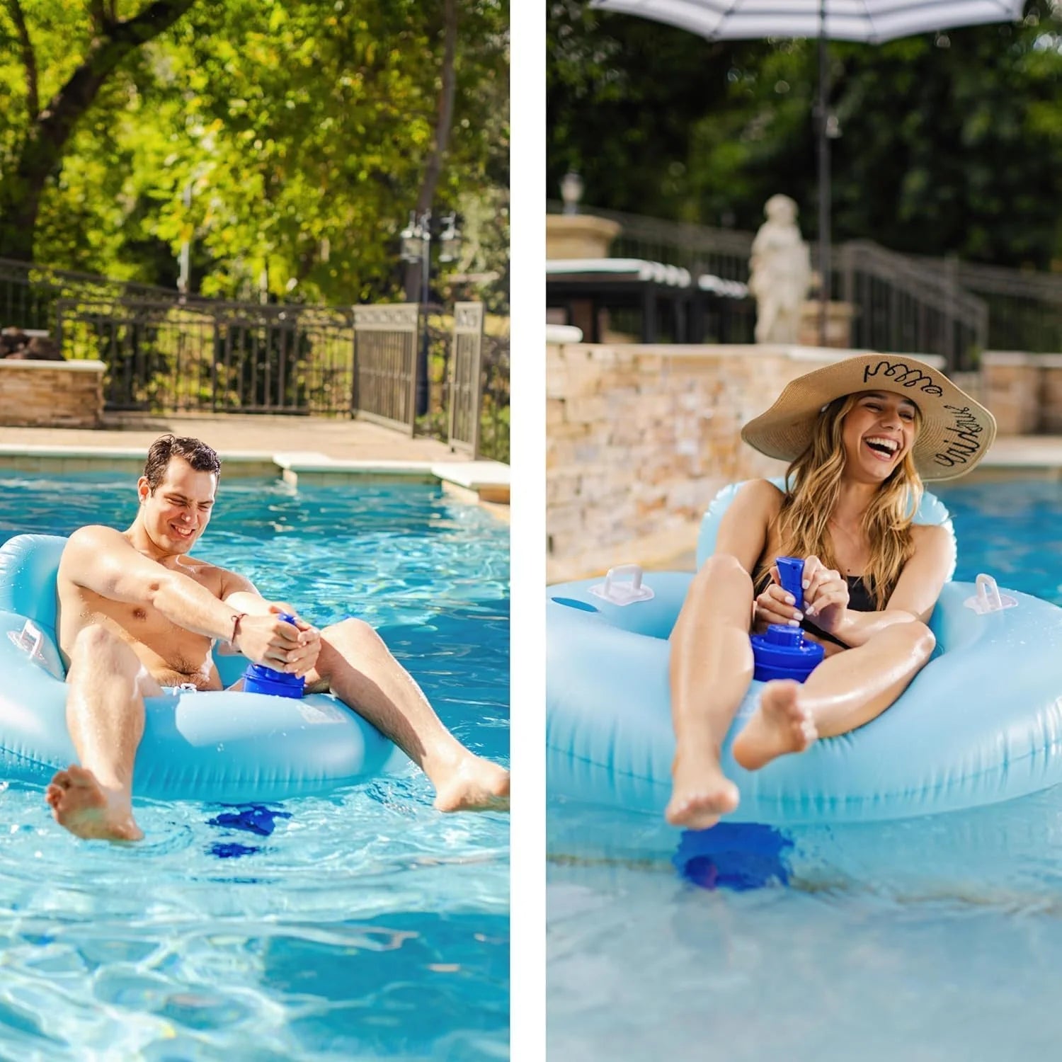 New Arrivals Floats Motorized Pool Float, Includes Motorized Propeller with 360° Operation and Cup Holder - Image 4