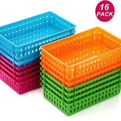 Alternative view of New Arrivals Classroom Storage Baskets Bins, Small Plastic Organizer Basket, Colorful Storage Trays, Crayon Pencil