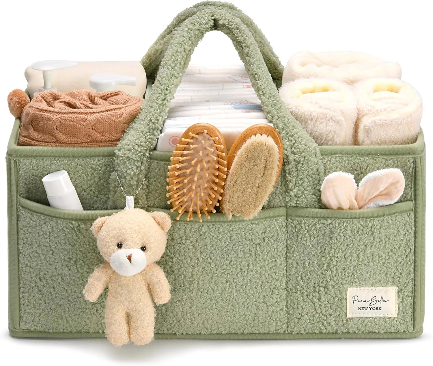 New Arrivals Diaper Caddy Organizer for Changing Table, Storage Basket for Wipes, Gift for Baby Shower, Car - Image 3