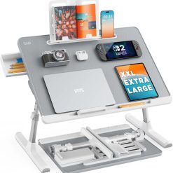 New Arrivals Bed Tray Desk, SAIJI X-Large Adjustable Laptop Table