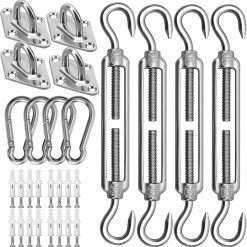 Alternative view of New Arrivals Shade Sail Hardware Kit 6 Inch for Rectangle & Triangle Shade Sail Install