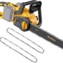 Alternative view of ReliaRoads 16-Inch Brushless Chainsaw, 40V (2 x 20V MAX) Cordless Battery Powered Chain Saw Kit (Includes 2 Chains) Compatible DeWALT Battery