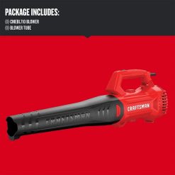 Corded Leaf Blower, Powerful Lightweight Handheld Axial Electric Blower, 9 Amp (CMEBL710)