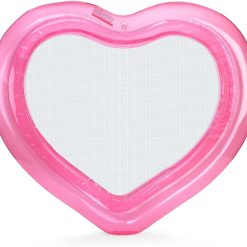 New Arrivals Original Clear Heart Water Hammock with Mesh Pool Float for Summer Pool Parties