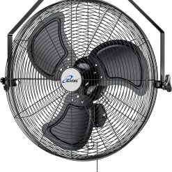 Alternative view of New Arrivals 18 Wall Mounted Fan – 6360 CFM, 3-Speed, Industrial Grade, Commercial/Residential