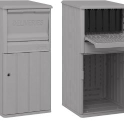 Alternative view of New Arrivals 33.5-Gallon Capacity Package Delivery Box, Parcel Drop Box with Lock