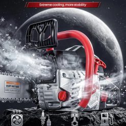 Alternative view of New Arrivals 63CC Gas Chainsaw with 20-Inch and 18-Inch Bars