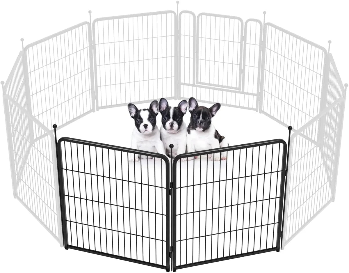 New Arrivals Rollick Dog Playpen, Indoor, 24 H, 8 Panels - Image 71