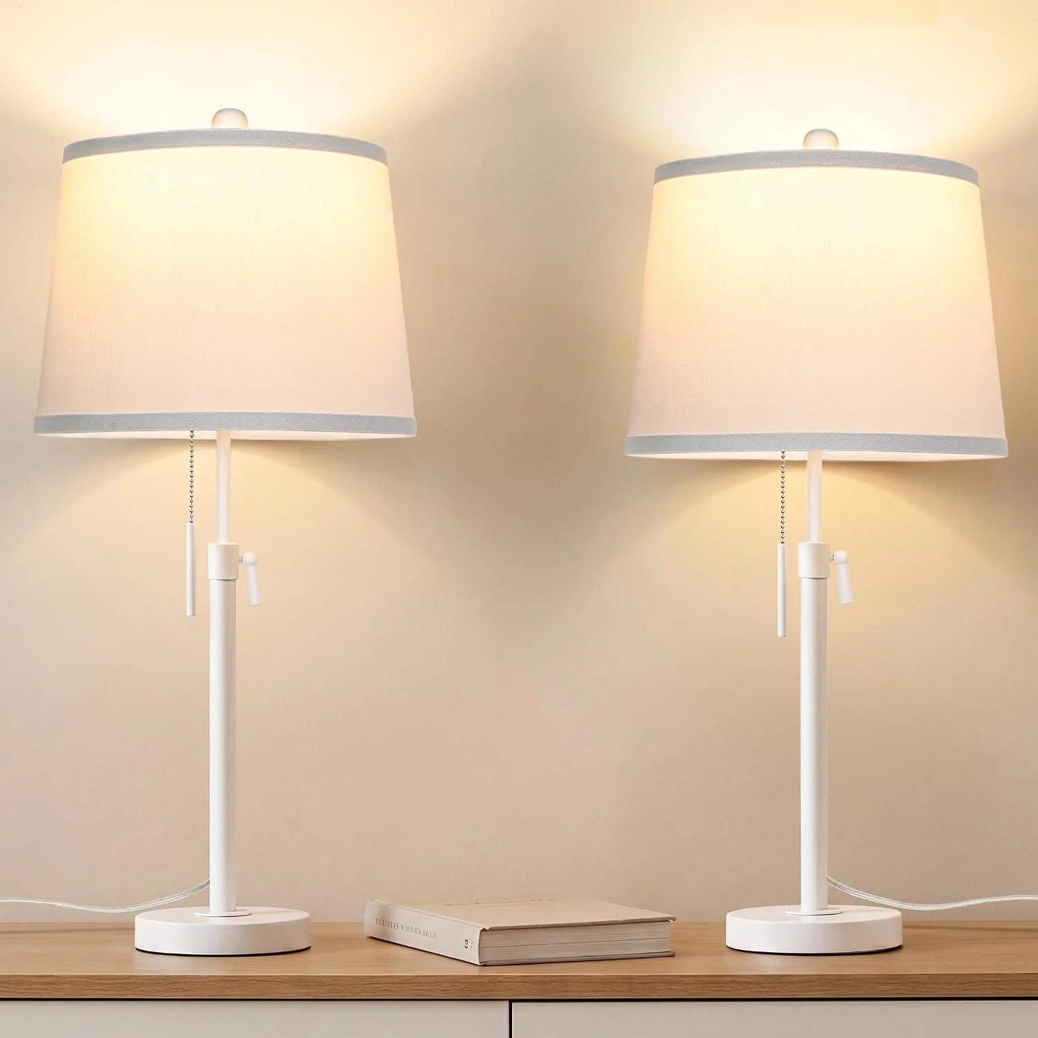 New Arrivals Lamps Set of 2, 3-Color Temperature, Bulb Included - Image 3