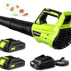 New Arrivals Blower Cordless, Leaf Blower with Battery and Charger – 2 Speed Modes, 2 Batteries