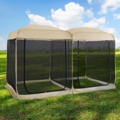 Alvantor Pop Up Screen House Tent, Instant Outdoor Gazebo with Mosquito Netting & UPF 50+ Sun Protection bifanuoyard