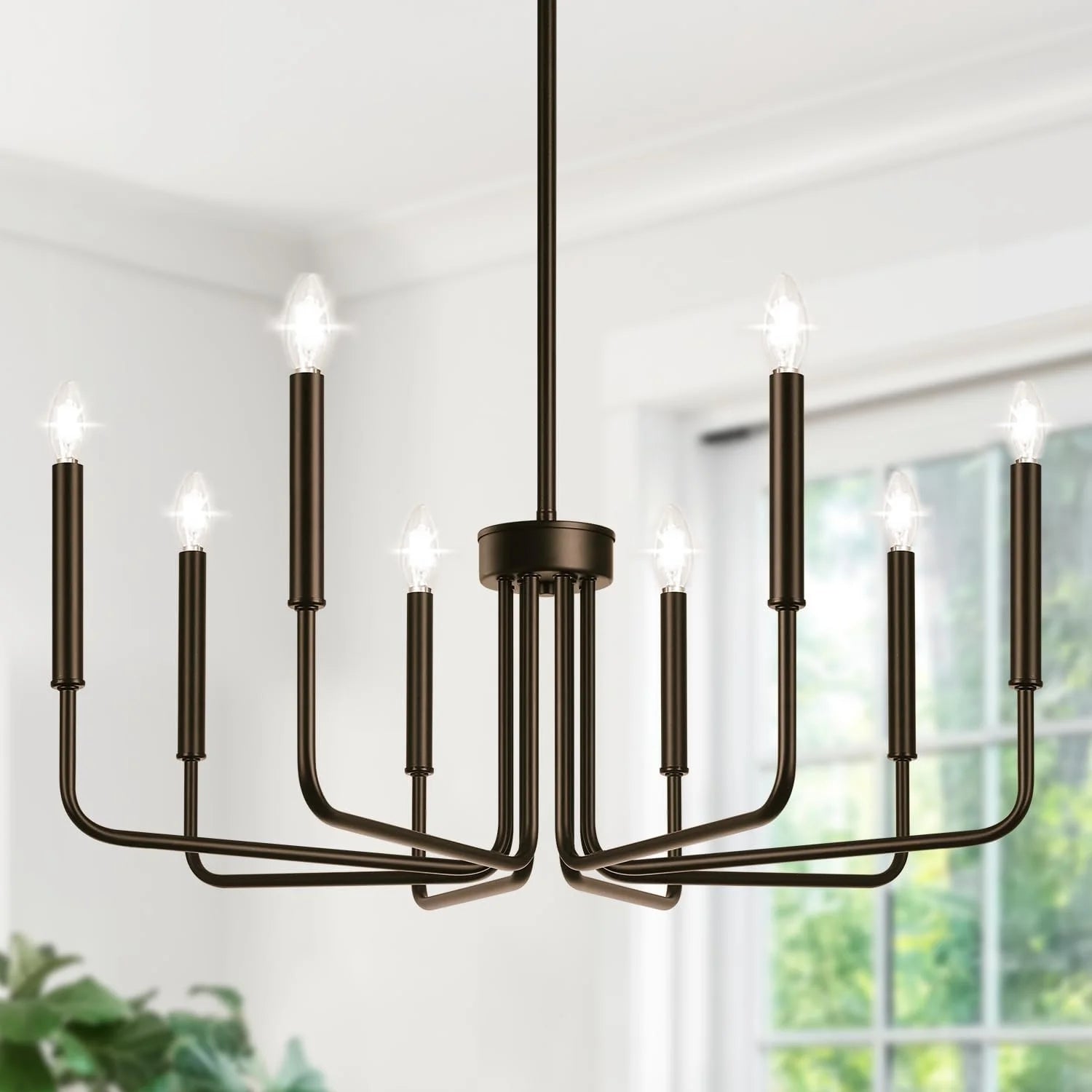 6-Light Farmhouse Chandelier for Dining Room Lighting Fixtures Hanging bifanuoyard - Image 11