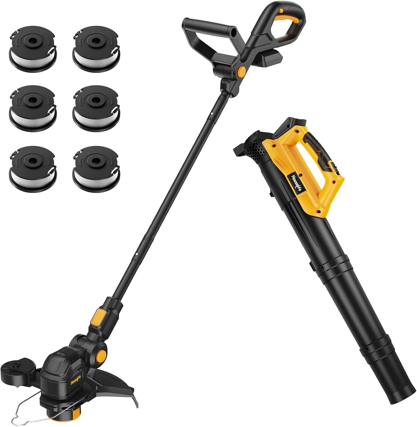 Weed Eater & Leaf Blower Combo Compatible with Dewalt 20V Battery - Image 2