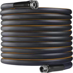 Alternative view of New Arrivals 200ft x 5/8 in Heavy Duty, Flexible and Lightweight Water Hose, Burst 600 psi, 3/4” Solid Metal Fittings