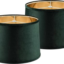 1 Pc Striped Lamp Shade for Table Lamps, Modern Replac Lampshade Drum Fabric Deco