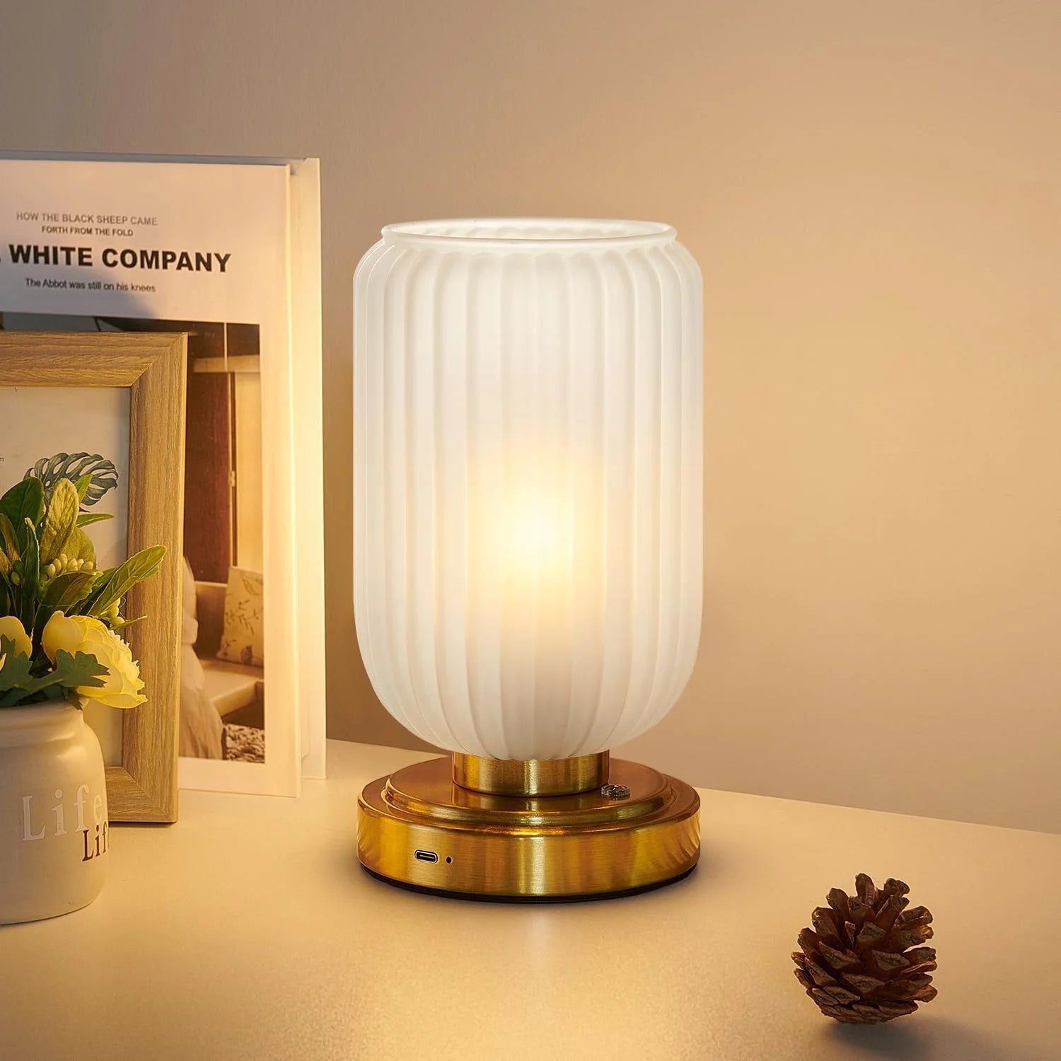LightRound Cordless Table Lamp, Dimmable, Bulb Included bifanuoyard - Image 6