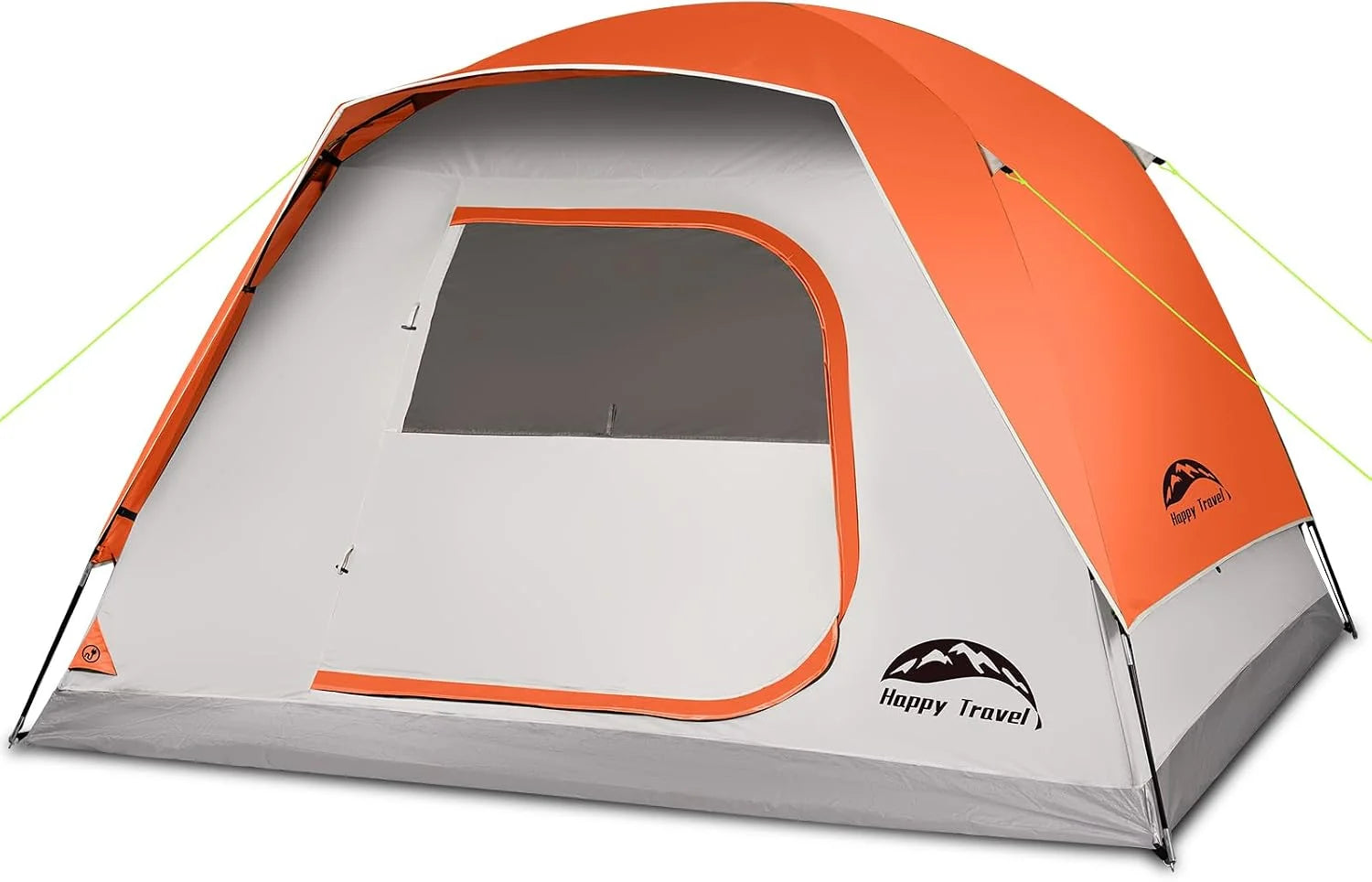 Happy Travel Camping Tent, 4/6 Person Dome Tents for Camping with Rainfly, Waterproof Clip Easy Setup Portable Family bifanuoyard - Image 5