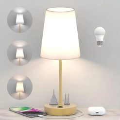 Addtam Bedroom Table Lamp, Dimmable bifanuoyard
