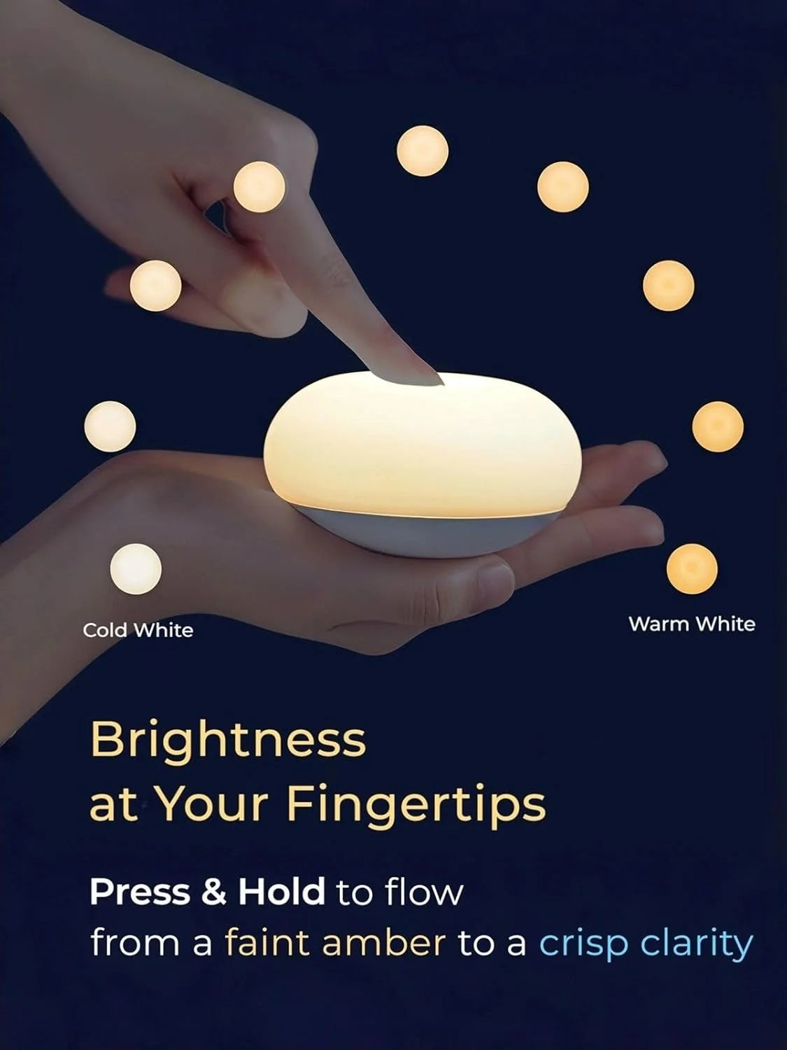 EASZZZ Baby Night Light, Dimmable bifanuoyard - Image 3
