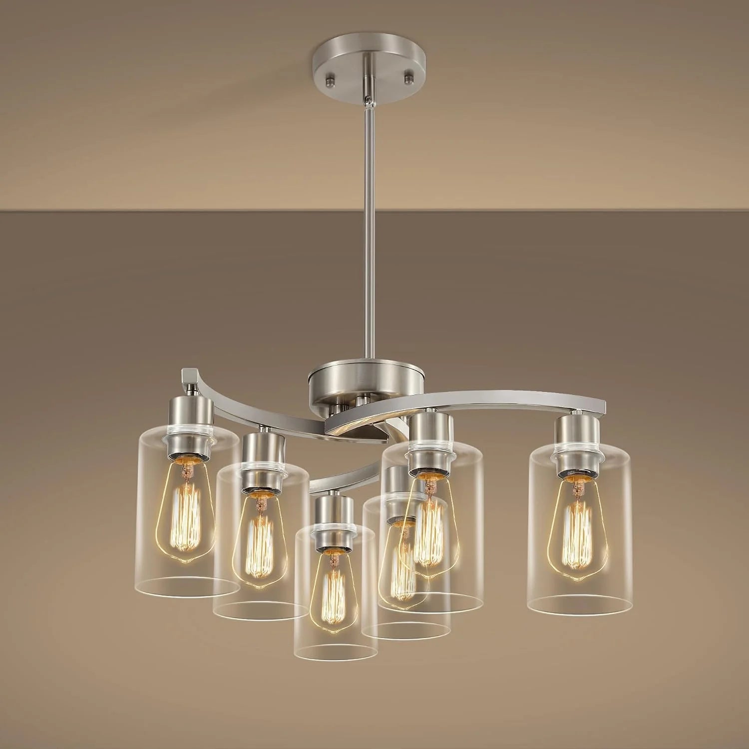 New Arrivals 6 Light Modern Chandeliers for Dining Room