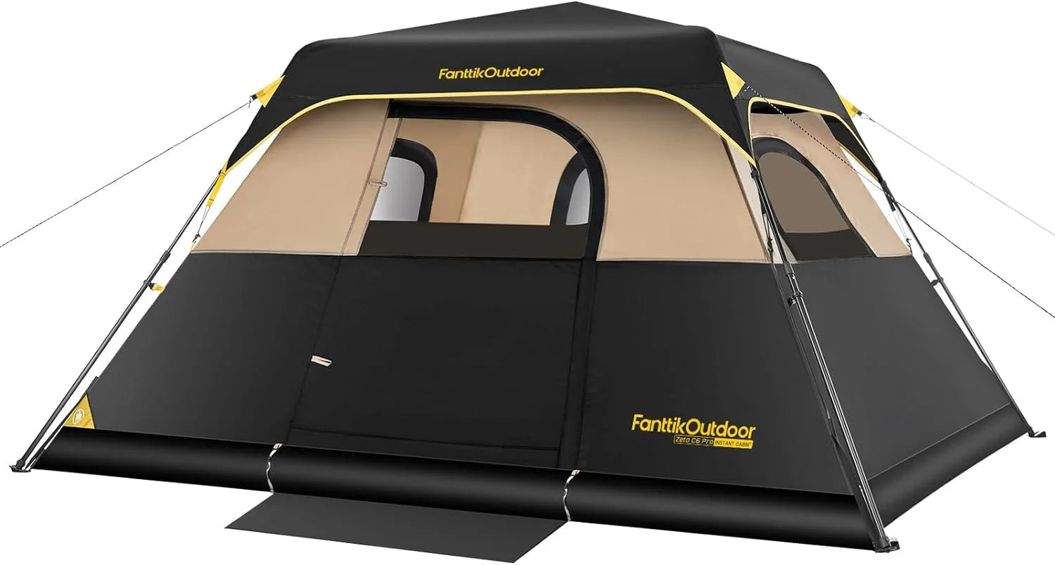 FanttikOutdoor 4/6/8/10 Person Instant Tent for Camping Setup in 60s, Camping Tent with Rainfly & Windproof bifanuoyard - Image 3