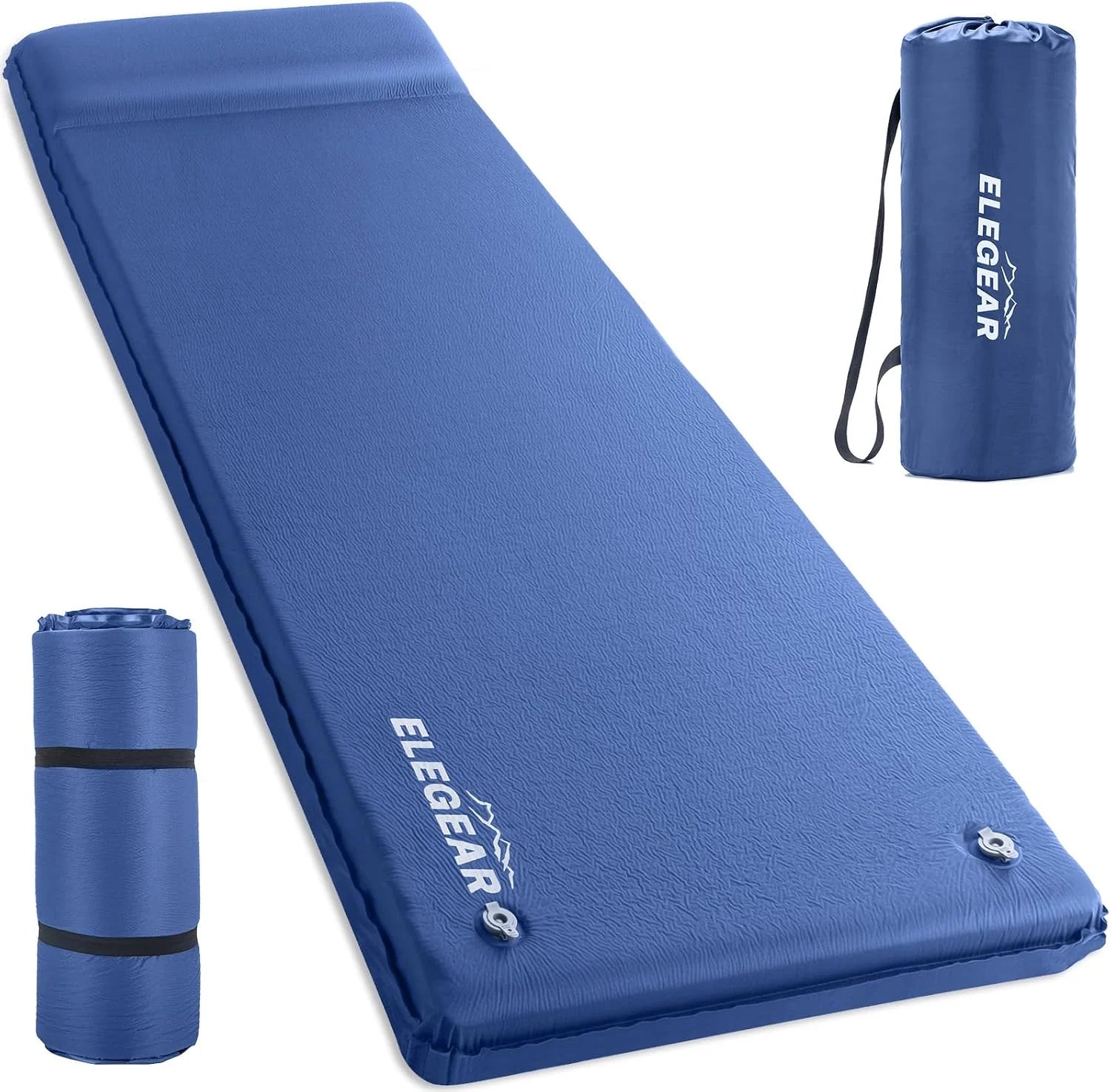 CumbreX™ Self Inflating Sleeping Pad, 3.15 Ultra-Thick Memory Foam Camping Pad with Pillow Fast Inflating in 20s - Image 2