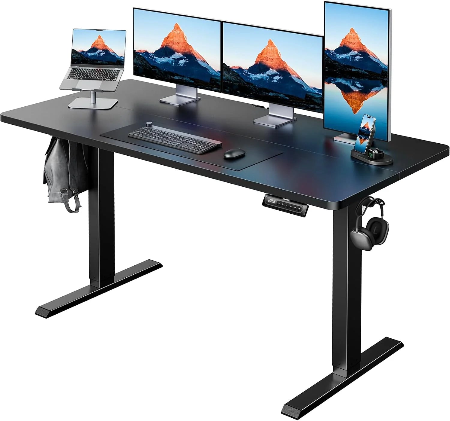 HUANUO 32 Small Electric Standing Desk Adjustable Height, 4 Memory Height Settings bifanuoyard - Image 16