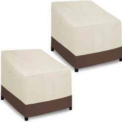 New Arrivals Heavy Duty Outdoor Chair Cover, 2 Pack-33.5Wx31.5Dx36H inch " For Outdoor Living