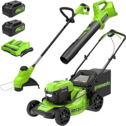 Alternative view of New Arrivals 48V 20 in Mower/Blower/Trimmer Kit, (2) 4.0 Ah Battery Kit – For Home Projects