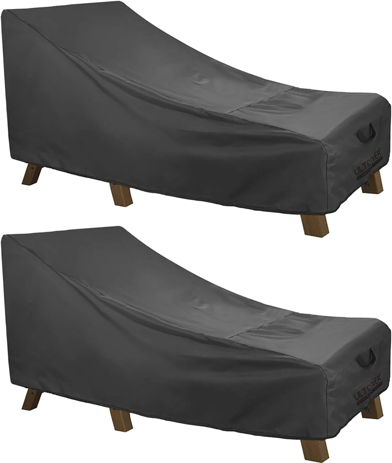 New Arrivals Outdoor Chaise Lounge Cover 2 Pack, 84L x 32W x 32H - Image 2