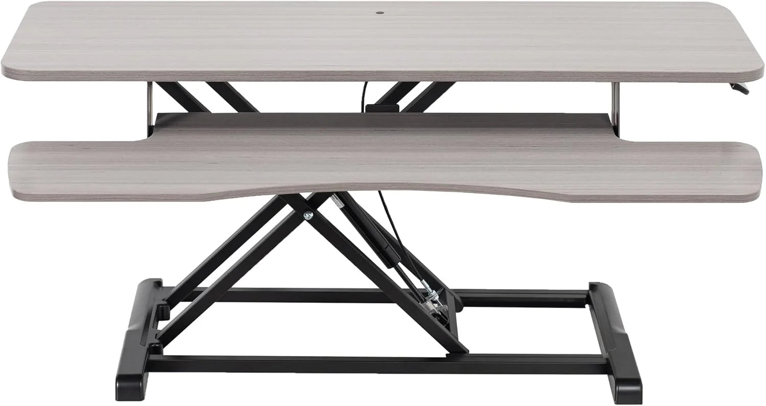 New Arrivals 32 inch Desk Converter, K Series, Height Adjustable Sit to Stand Riser, DESK-V000K - Image 21