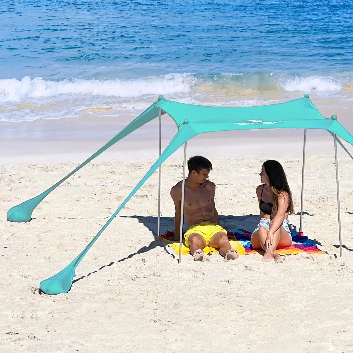New Arrivals Ninja Beach Tent Sun Shelter UPF50+, Easy Pop Up Beach Canopy - Image 11