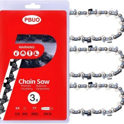 Alternative view of PBUO 16 Inch Chainsaw Chain Replacement, 3/8 LP Pitch .043 Gauge 55 Drive Links, Fits Stihl MS170, MS171, MS180c, Semi-Chisel Low-Kickback Design, 3 Pack