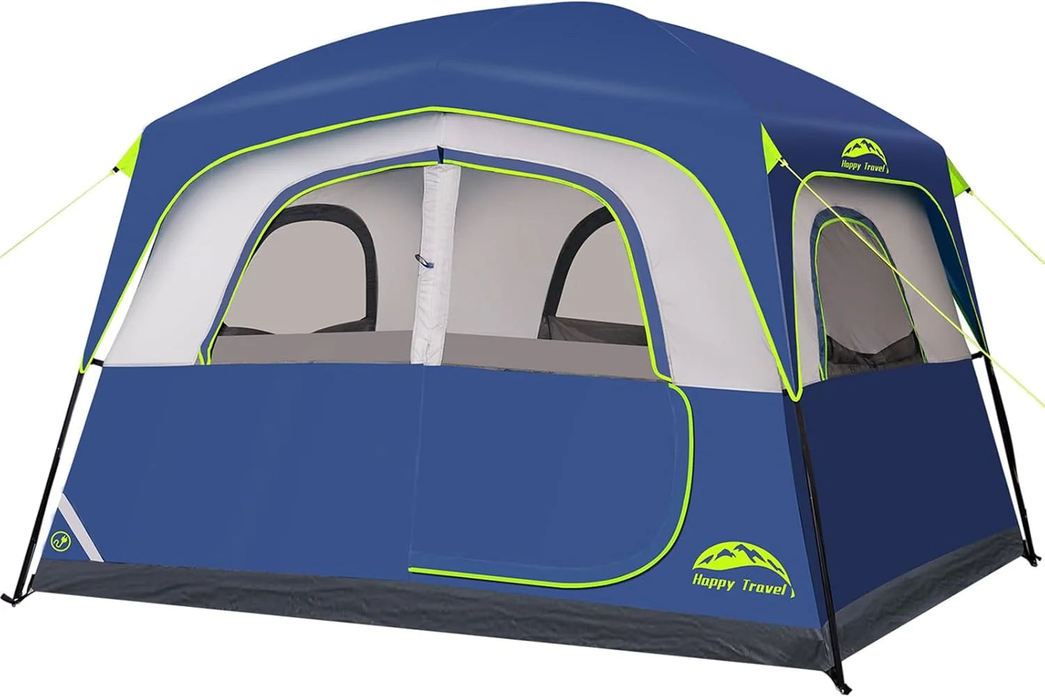 Travel Tent 6 Person Tents for Camping, Waterproof Easy Setup Camping Tent with Rainfly