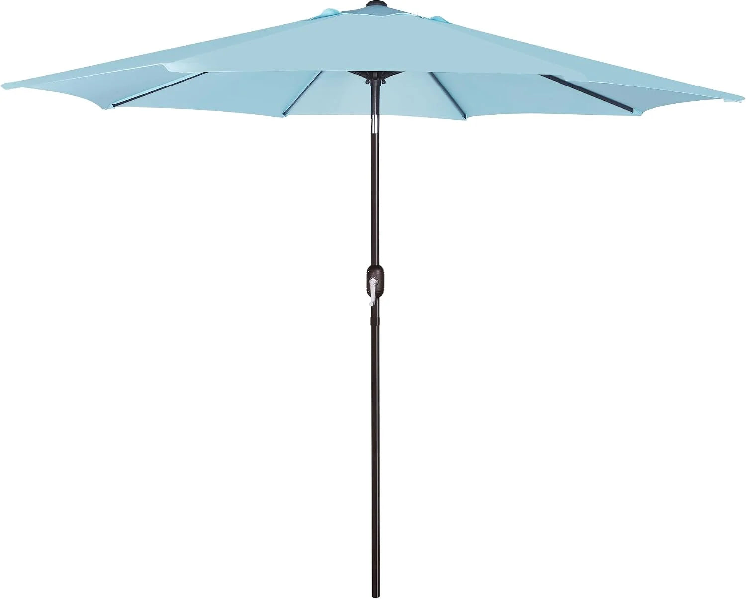 Blissun 9′ Outdoor Patio Umbrella, Outdoor Table Umbrella, Yard Umbrella, Market Umbrella with 8 Sturdy Ribs - Image 3